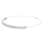Multiple Round Cut Lab Diamond Chain Bracelet
