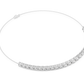 Multiple Round Cut Lab Diamond Chain Bracelet