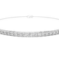 Multiple Round Cut Lab Diamond Chain Bracelet
