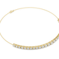 Multiple Round Cut Lab Diamond Chain Bracelet