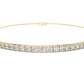 Multiple Round Cut Lab Diamond Chain Bracelet