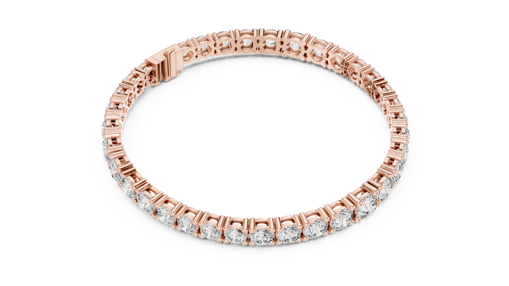 Classic Tennis Bracelet With Round Lab Diamond