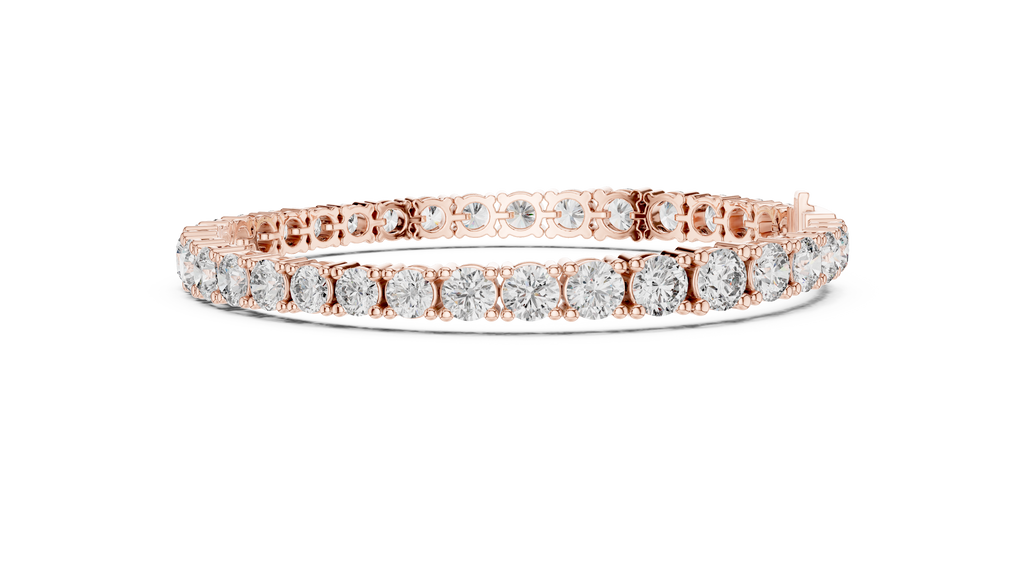 Classic Tennis Bracelet With Round Lab Diamond