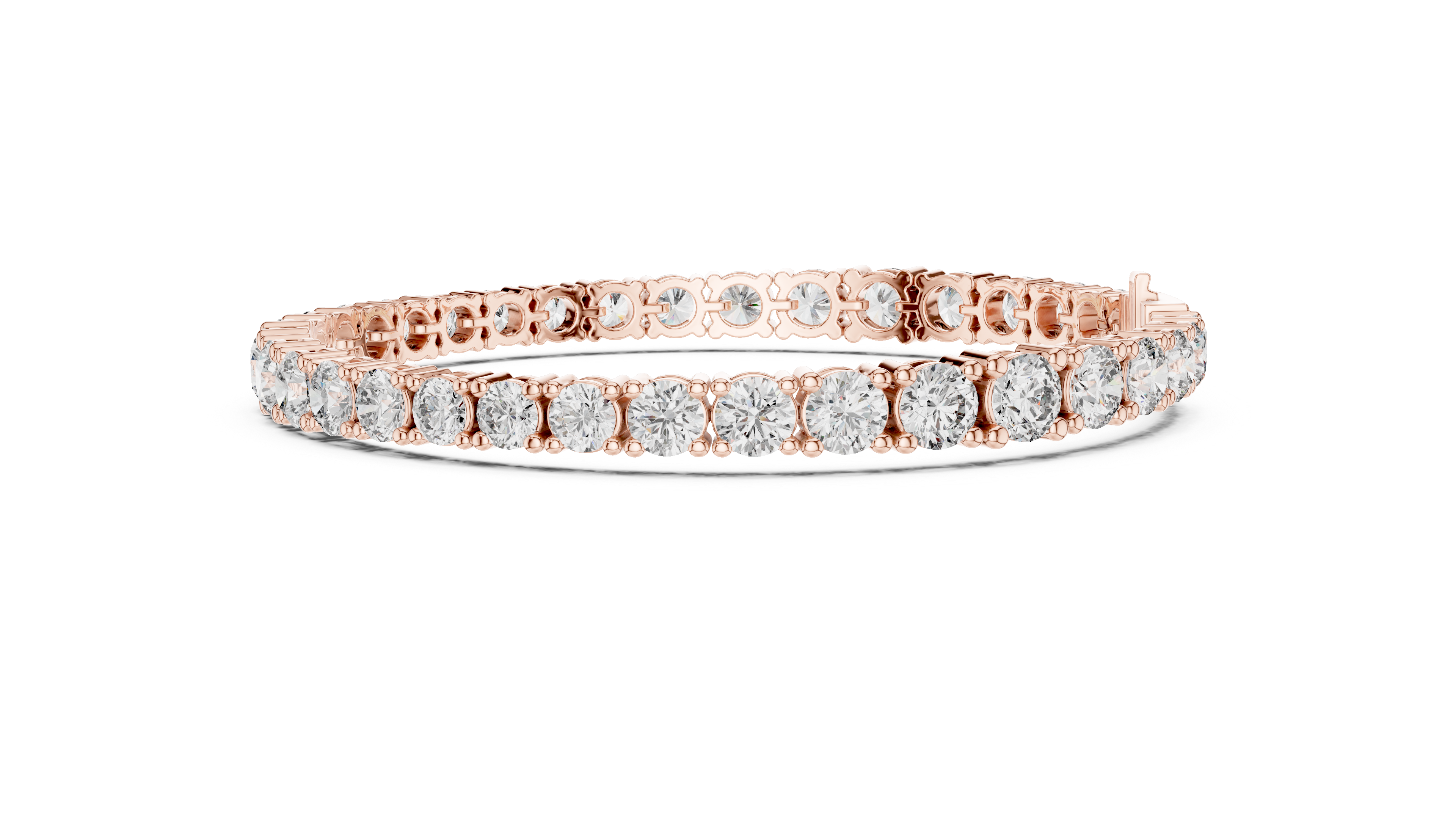 Classic Tennis Bracelet With Round Lab Diamond