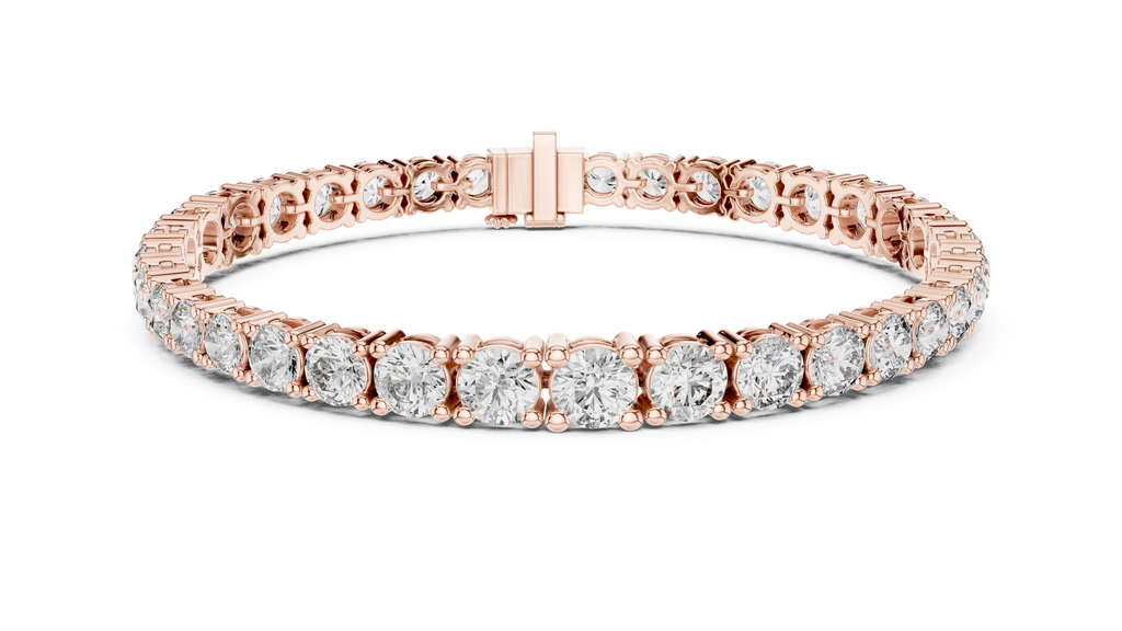 Classic Tennis Bracelet With Round Lab Diamond