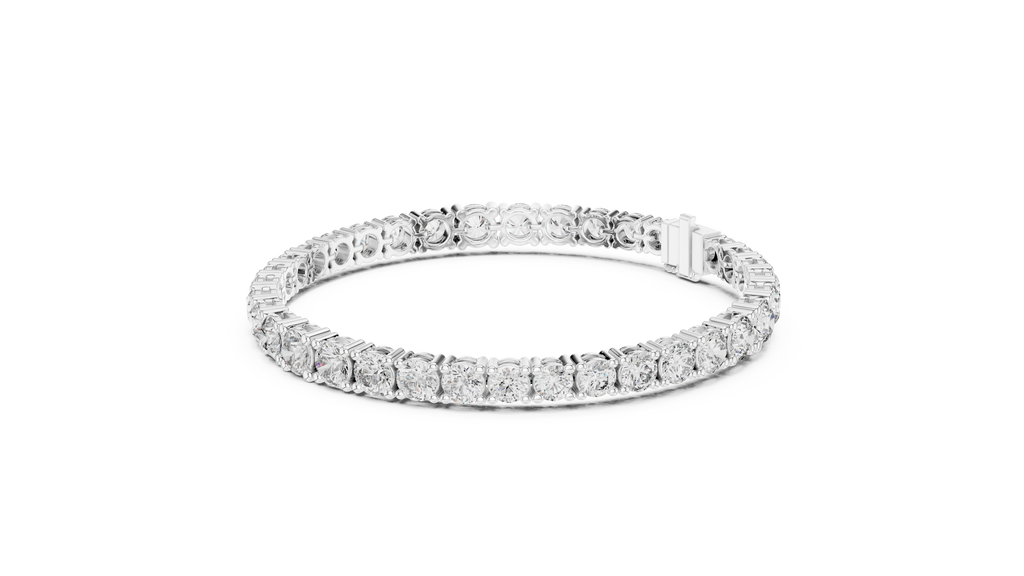 Classic Tennis Bracelet With Round Lab Diamond
