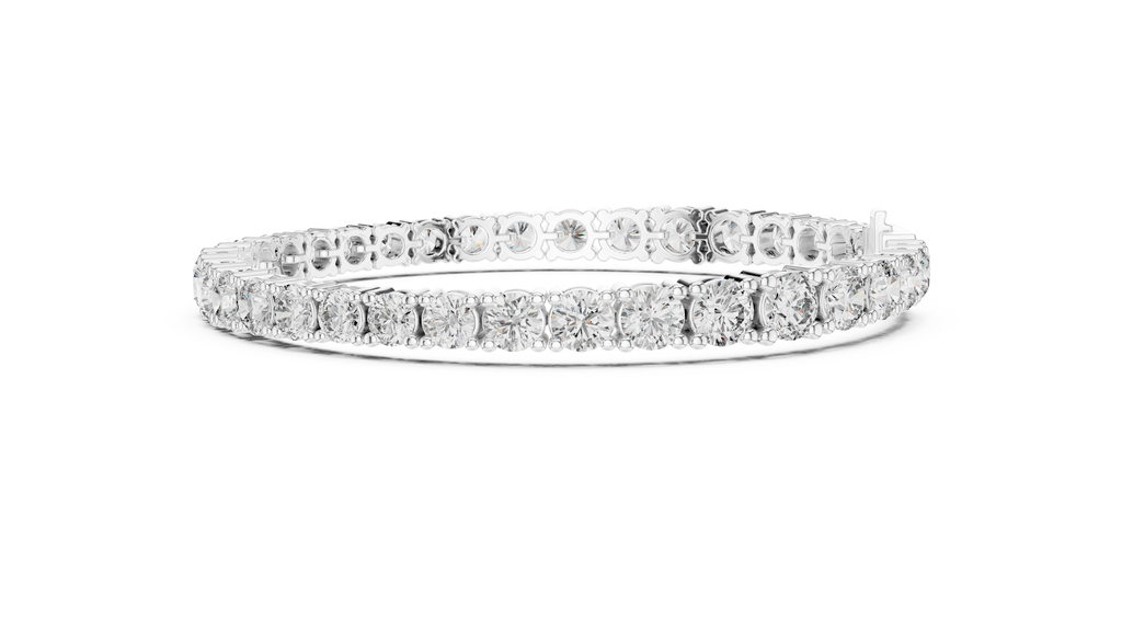 Classic Tennis Bracelet With Round Lab Diamond