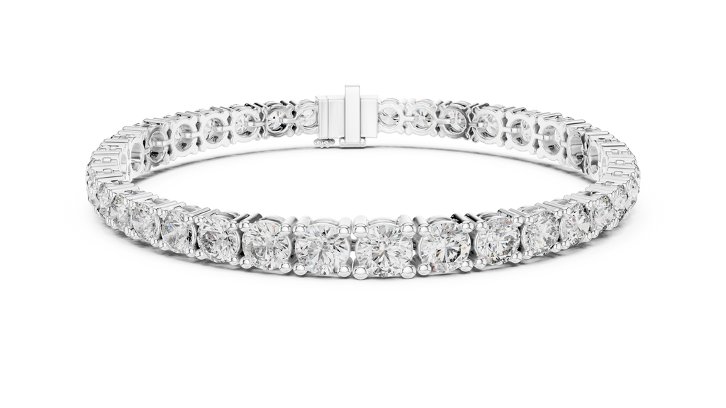 Classic Tennis Bracelet With Round Lab Diamond