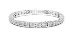 Classic Tennis Bracelet With Round Lab Diamond