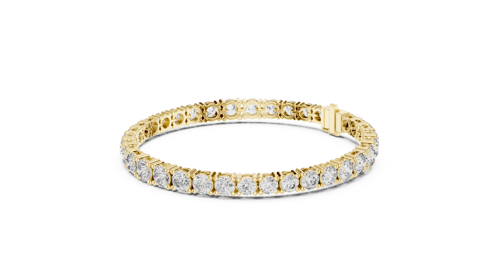 Classic Tennis Bracelet With Round Lab Diamond