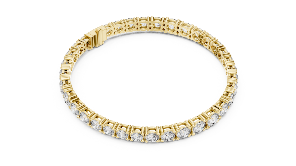 Classic Tennis Bracelet With Round Lab Diamond