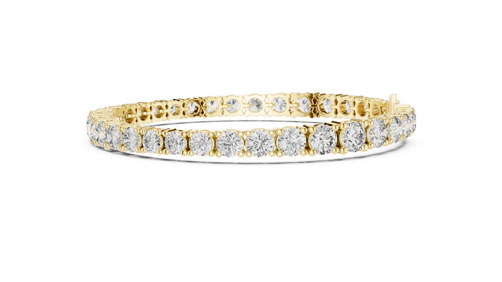 Classic Tennis Bracelet With Round Lab Diamond