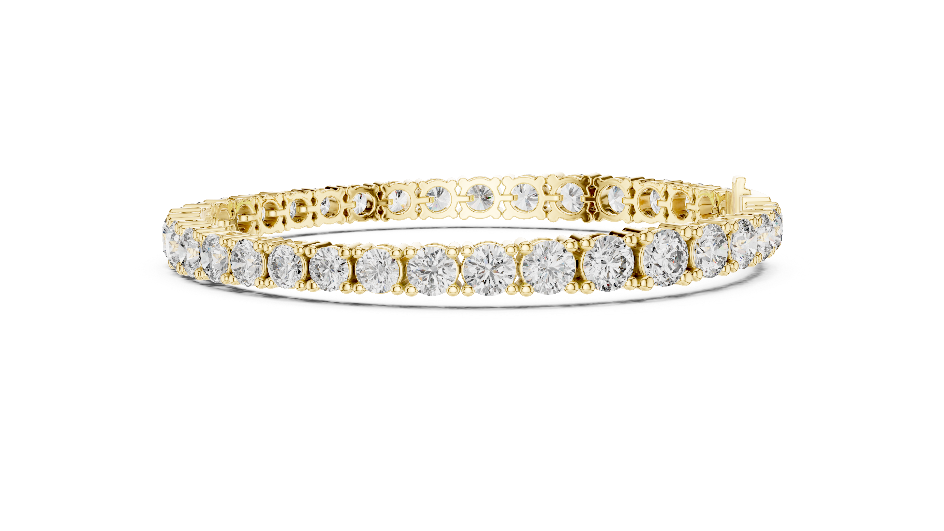 Classic Tennis Bracelet With Round Lab Diamond