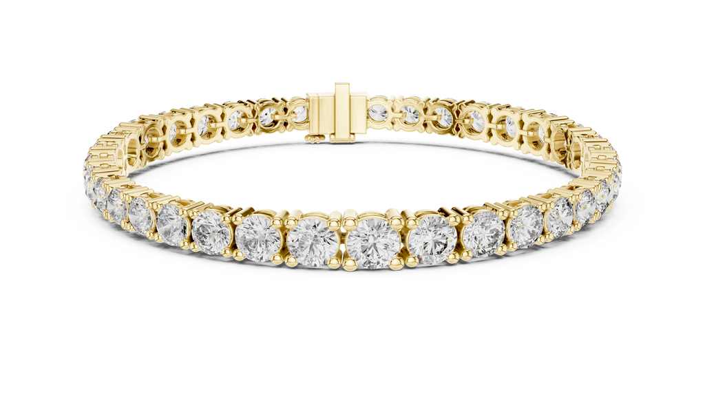 Classic Tennis Bracelet With Round Lab Diamond