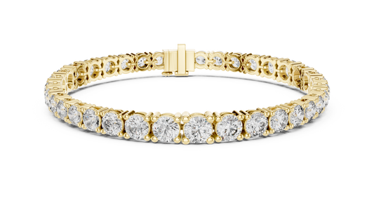 Classic Tennis Bracelet With Round Lab Diamond