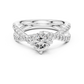 1 Carat Round Cut Lab Diamond Twisted Shank Ring