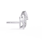 Oval Cut Lab Diamond Fancy Stud Earrings