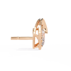 Oval Cut Lab Diamond Fancy Stud Earrings