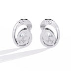 Oval Cut Lab Diamond Fancy Stud Earrings