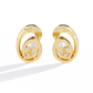 Oval Cut Lab Diamond Fancy Stud Earrings