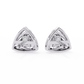 Round Cut Unique Lab Diamond Stud Earring