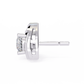 Round Cut Unique Lab Diamond Stud Earring