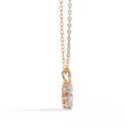 Unique Heart Shape Lab Diamond Pendant