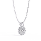 Unique Heart Shape Lab Diamond Pendant