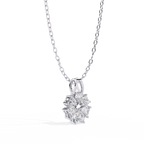 Unique Heart Shape Lab Diamond Pendant