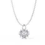 Unique Heart Shape Lab Diamond Pendant