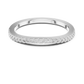 Round Cut Lab Diamond Half Eternity Wedding Band