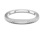 Round Cut Lab Diamond Half Eternity Wedding Band