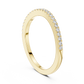 Round Cut Lab Diamond Half Eternity Wedding Band