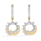 Round Cut Lab Diamond Drop Earrings