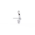 Multiple Round Cut Lab Diamond Half Moon Earrings