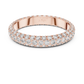 Multiple Round Lab Diamond Eternity Wedding Band