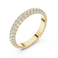Multiple Round Lab Diamond Eternity Wedding Band