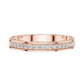 Classic Round Cut  Diamond Channel Set Wedding Band