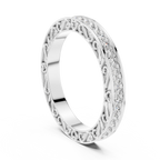 Classic Round Cut  Diamond Channel Set Wedding Band