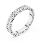 Classic Round Cut  Diamond Channel Set Wedding Band