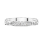 Classic Round Cut  Diamond Channel Set Wedding Band