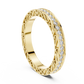 Classic Round Cut  Diamond Channel Set Wedding Band