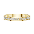 Classic Round Cut  Diamond Channel Set Wedding Band