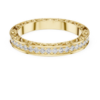 Classic Round Cut  Diamond Channel Set Wedding Band