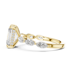 3 Carat Radiant Diamond Hidden Halo Ring