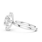 2 Carat Flora Round Diamond Engagement Ring