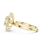 2 Carat Flora Round Diamond Engagement Ring