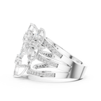 Vintage Style Marquise Diamond Engagement Ring