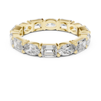 Double Diamond Full Eternity Wedding Band