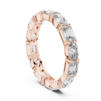 Double Diamond Full Eternity Wedding Band